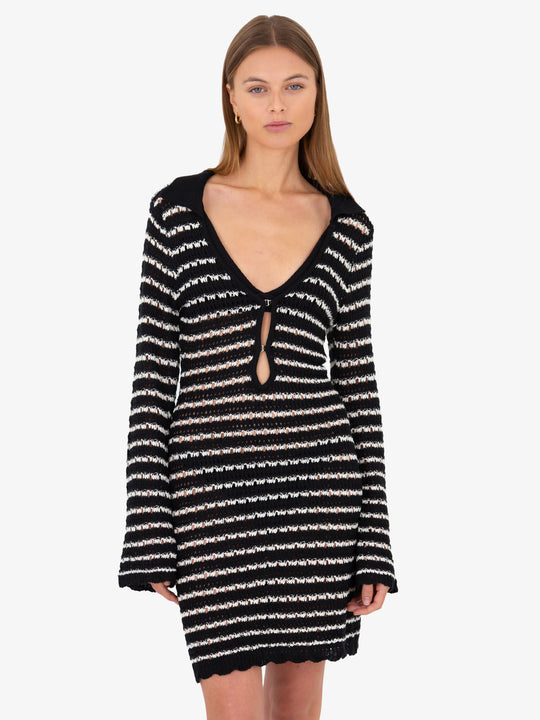 Loucia Crochet Mini Dress