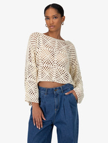  Elie Crochet Sweater