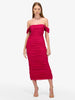 Lulu Mesh Ruched Dress