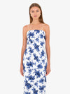 Lory Floral Strapless Dress