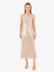  Kylie Sequin Maxi Dress