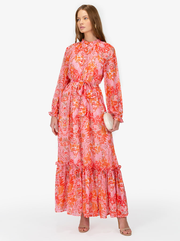 Lisa Floral Long Sleeve Dress