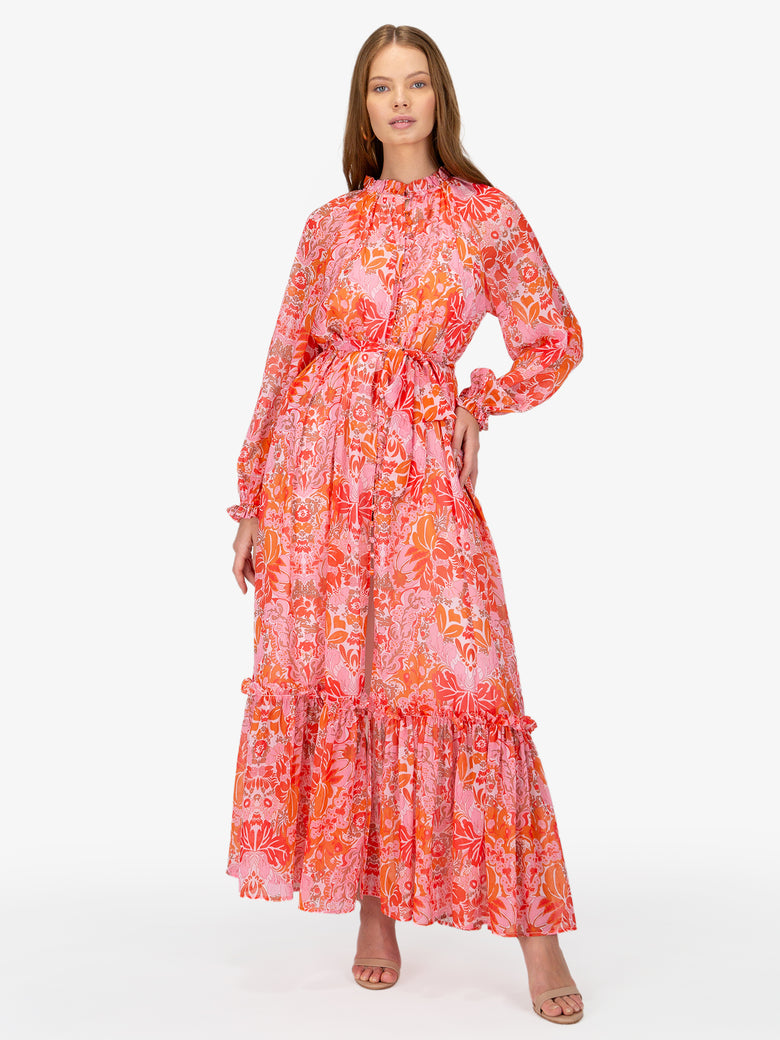 Lisa Floral Long Sleeve Dress