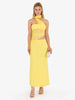 Tessa Neck Tie Yellow Dress