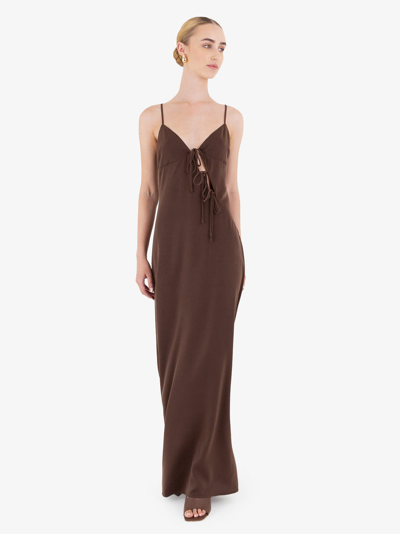 Fleur Maxi Tie Dress