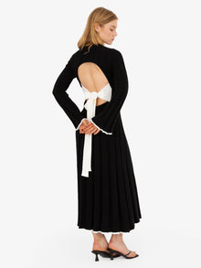  Lena Open Back Knit Dress