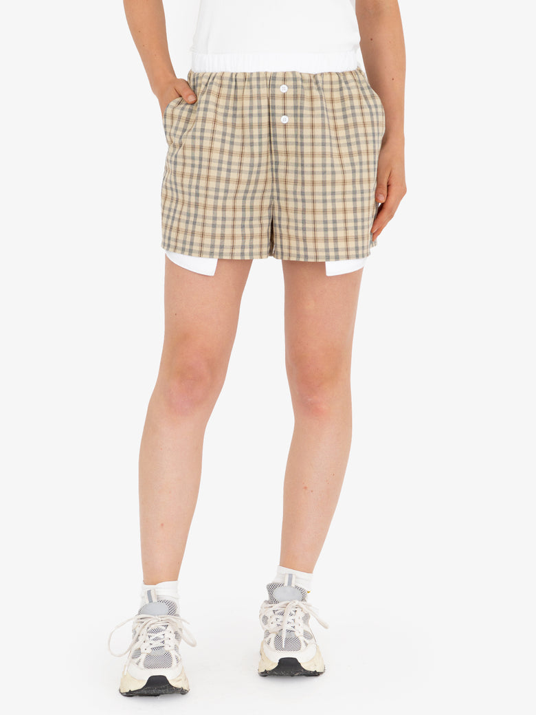 Bree Plaid Shorts