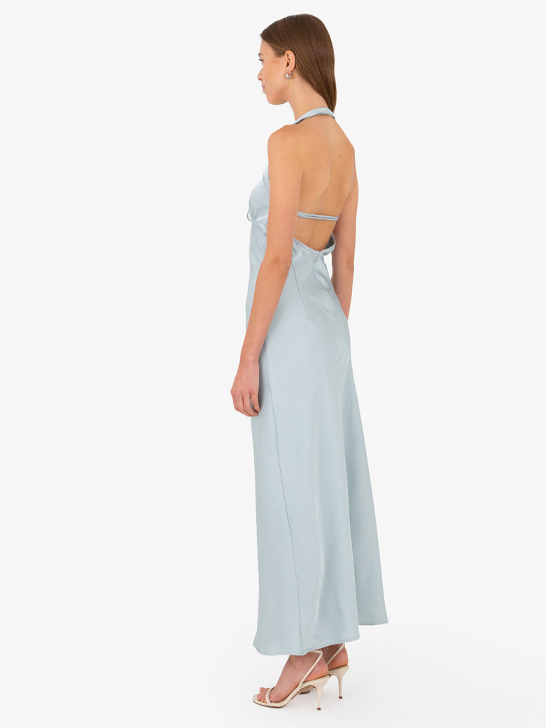 June Satin Maxi Dress