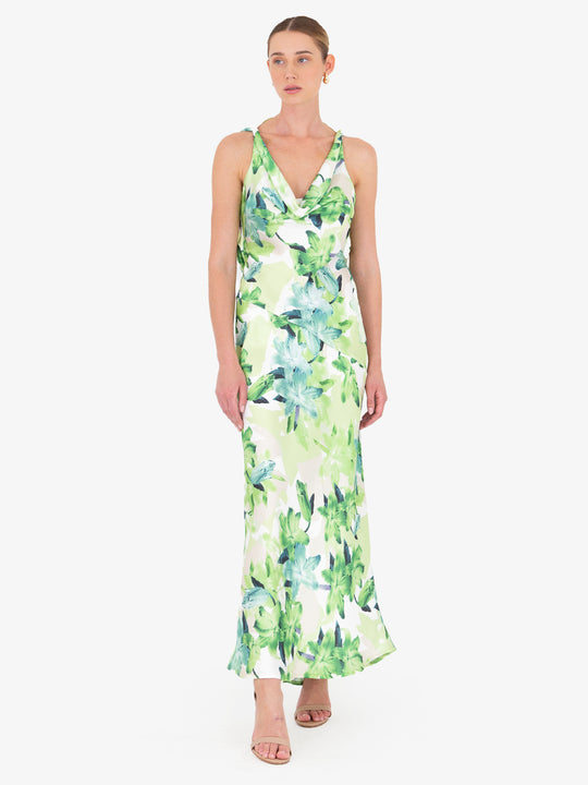 Ellie Cowl Back Maxi Dress