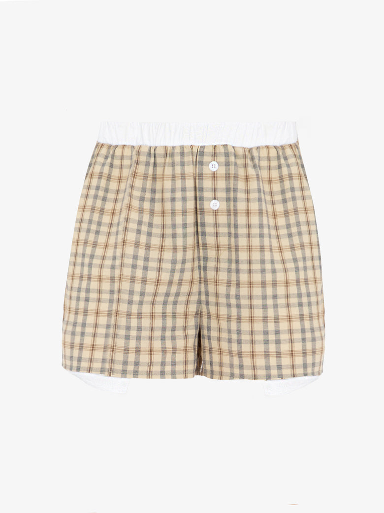 Bree Plaid Shorts