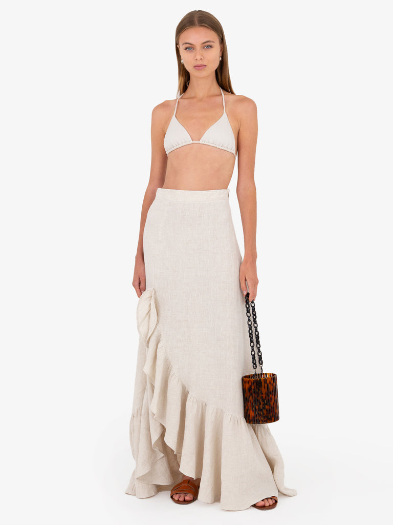 Cara Ruffled Maxi Skirt