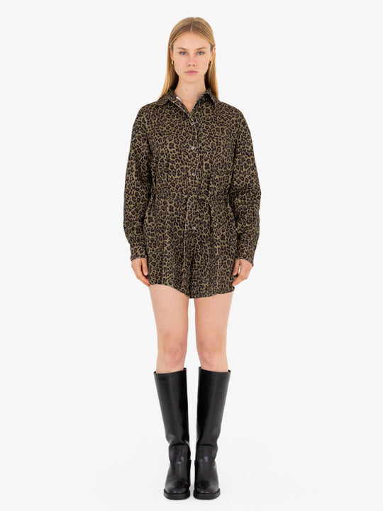 Selah Leopard Romper