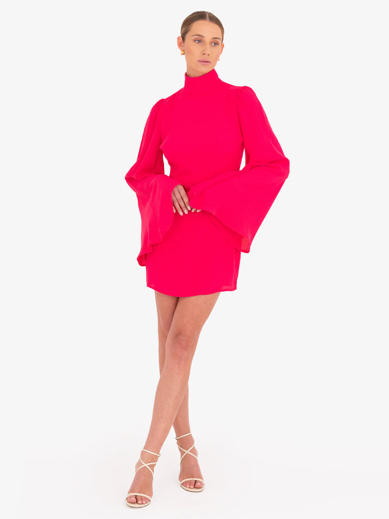Nellie Pink Mini Dress