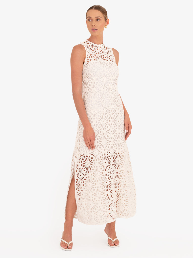 Blake crochet Maxi Dress