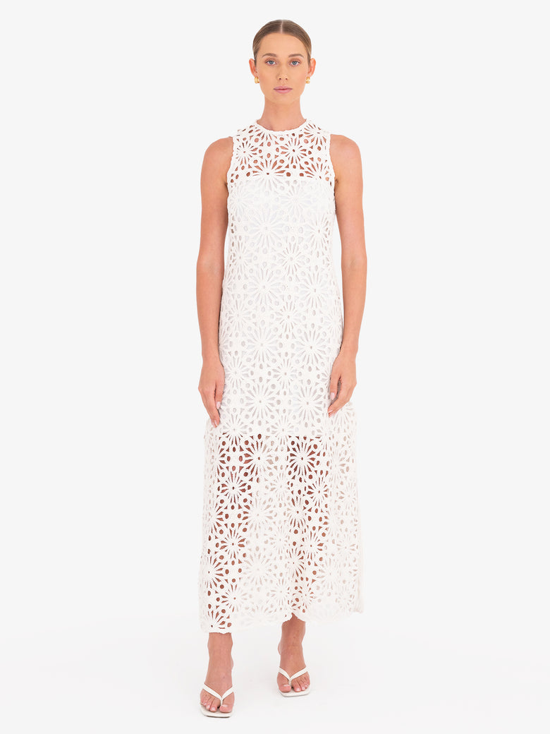 Blake crochet Maxi Dress