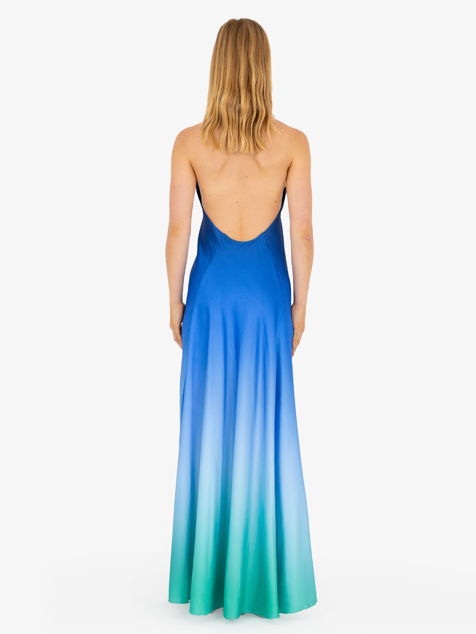 Mabel Ombre Maxi Dress TURQUOISE Mabel Ombre Maxi Dress TURQUOISE