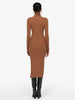 Wayne Sweater Camel Dress