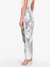 Priscilla Silver Textured Pants