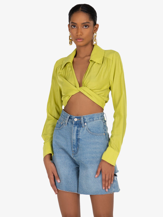 Alice Front Tie Up Shirt