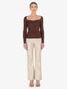 Louise Brown Ribbed Sweater