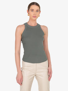  Alexis Olive Ribbed Tank