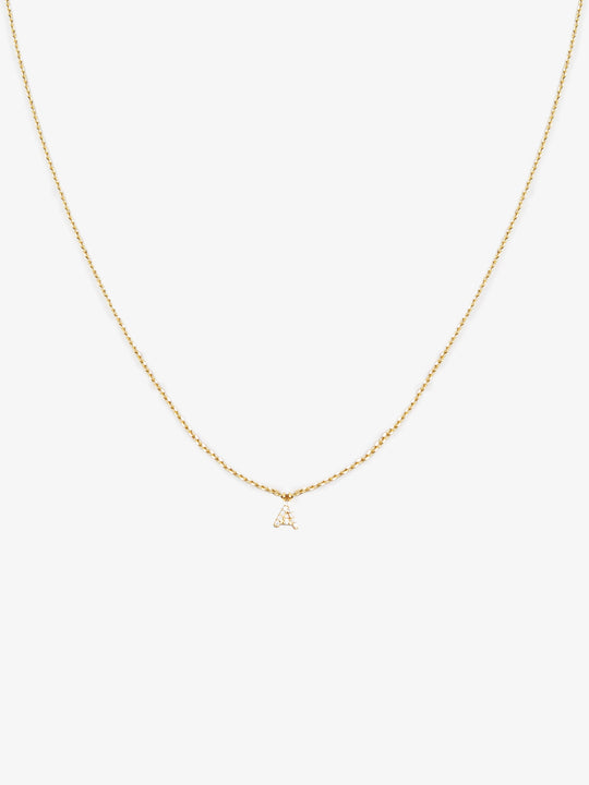 Initial Necklace "A"