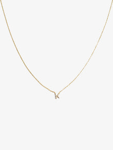  Initial Necklace "K"