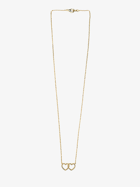 Lilou Two Hearts Pendant Necklace