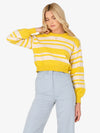 Grace Stripped Cropped Sweater