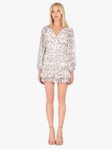  Lilian Floral Ruffled Dress