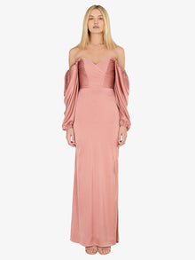  Florence Off Shoulder Rose Gown