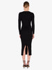 Sia Black Midi Dress