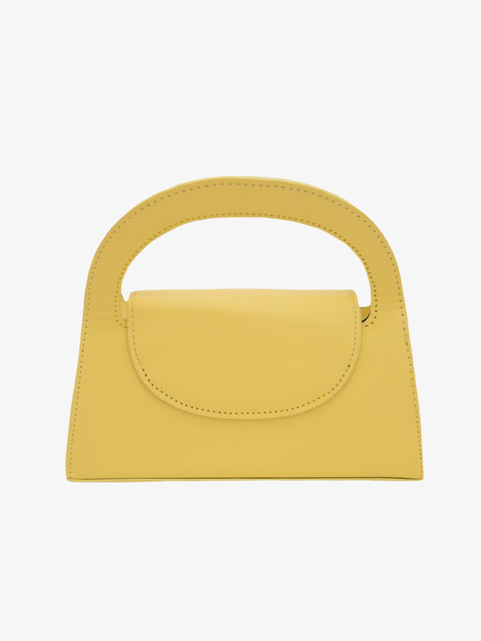 Peyton Structured Yellow Mini Purse