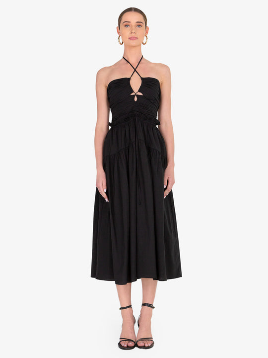 Charlotte Halter Midi Dress