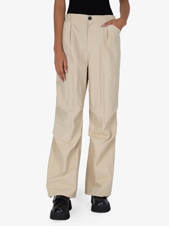 Julia Khaki Parachute Pants