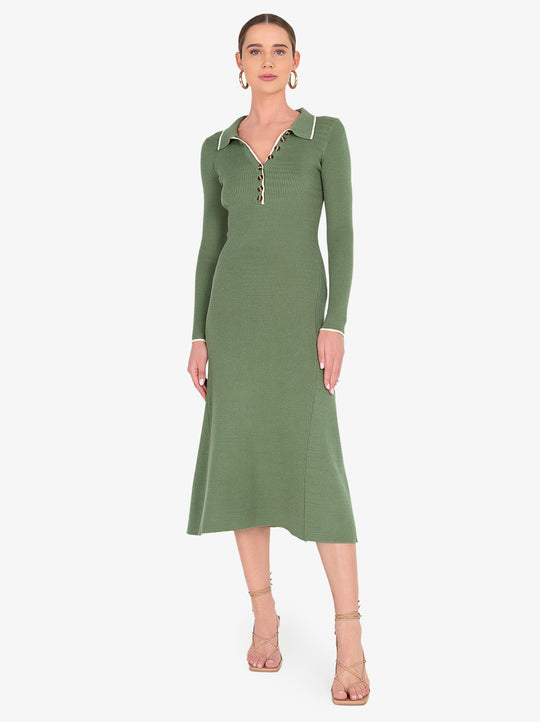 Alaia Knit Midi Dress