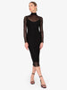 Aitana Black Midi Dress