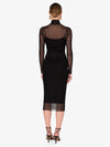 Aitana Black Midi Dress