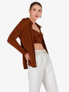 Rylee Rust  Knit  Shirt & Top