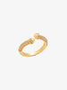 Yalid Rhinestone Encrusted Adjustable Ring